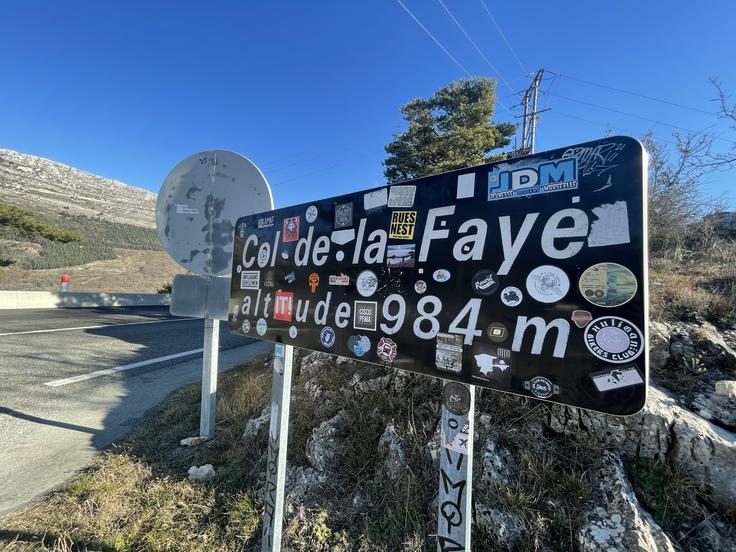 Col de la Faye je le eden od prelazov na cesti. | Foto: Gregor Pavšič