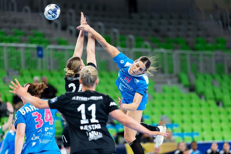 EHF liga prvakinj: Krim Mercator - Sola | Foto: Filip Barbalić
