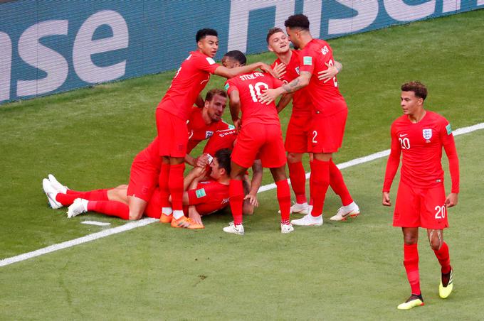 Angleži so povedli v 31. minuti. | Foto: Reuters