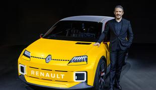 To je Francoz, ki je zrisal obujeno Renaultovo "petko"