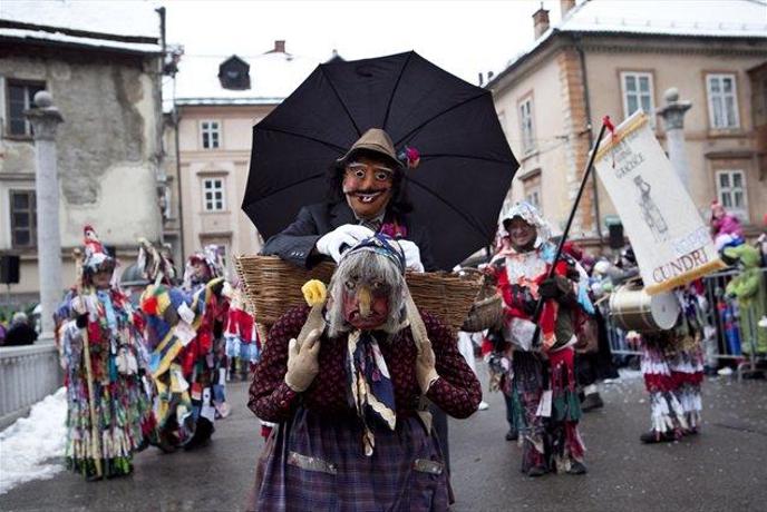 FOTO: Pustne norčije v Ljubljani