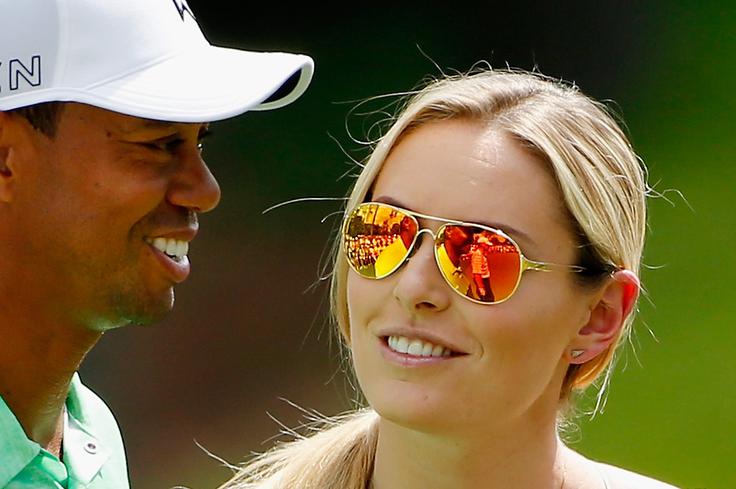 Tiger in Lindsey sta bila eden najbolj slavnih (športnih) parov. | Foto: Getty Images