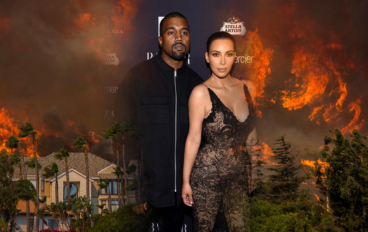 Kim Kardashian, Kanye West | Kim in Kanye sta za svoj dom poskrbela s pomočjo zasebnih gasilcev. | Foto Getty Images / Reuters