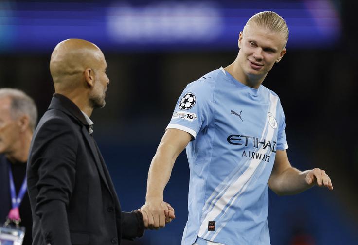 Erling Haaland v zadnjem obdobju zadeva kot za stavo. | Foto: Reuters