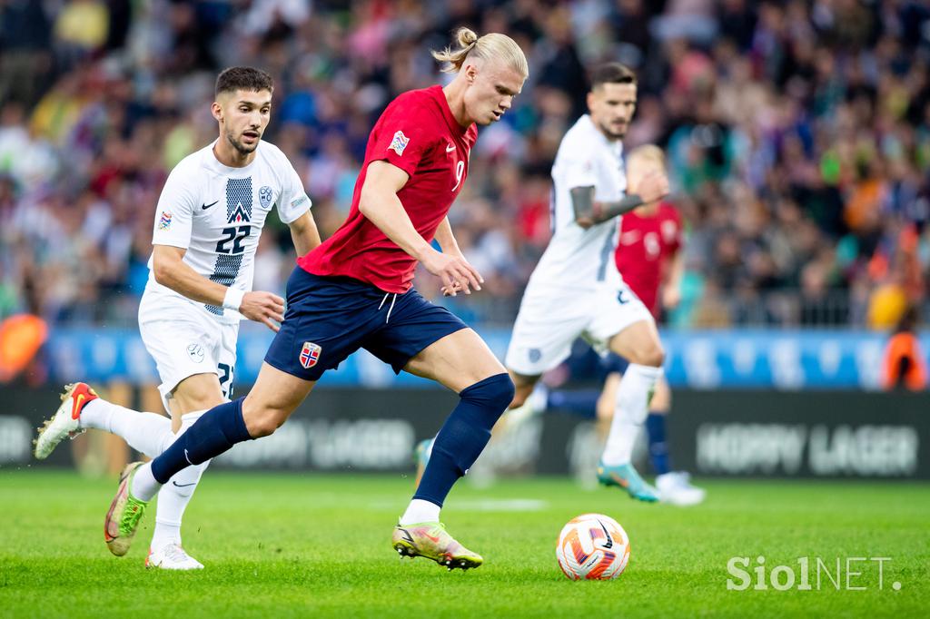 Slovenija Norveška liga narodov Haaland