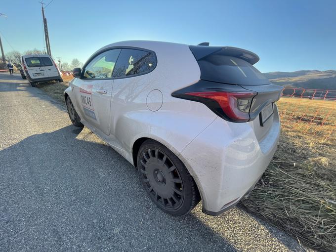 Eden izmed avtomobilov za ogled proge je tudi toyota yaris GR. | Foto: Gregor Pavšič