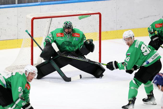 Lukaš Horak je mrežo še četrtič to sezono IceHL ohranil nedotaknjeno. | Foto: www.alesfevzer.com