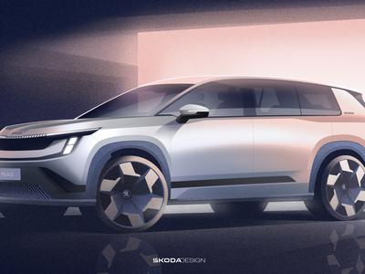 Uradne skice: Škoda pred razkritjem epiqa, ki bo četrt metra daljši kot kodiaq