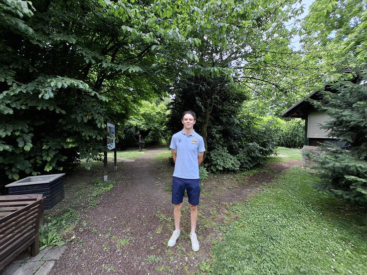 "Mislim, da moram izpostaviti Bohinjsko jezero. Tam je prekrasno. Bolj mi je všeč kot Bled." | Foto: Simon Kavčič