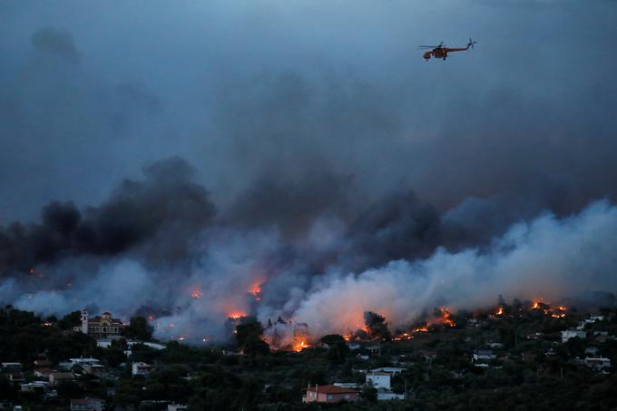 Z Grčije sporočajo, da so požari pod nadzorom. | Foto: Reuters