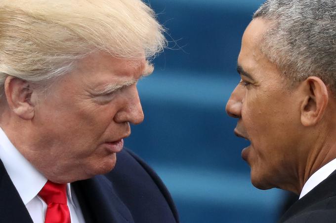 Donald Trump je na Twitterju v svojem slogu zapisal tudi, da so bile za težave z ZDA krive vse prejšnje demokratske vlade in predvsem tudi administracija njegovega predhodnika Baracka Obame.  | Foto: Reuters