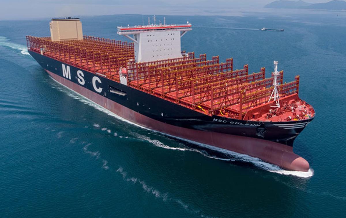 MSC Gulsun | Nosilnost ladje je skoraj 225 tisoč ton.  | Foto Samsung Heavy Industries