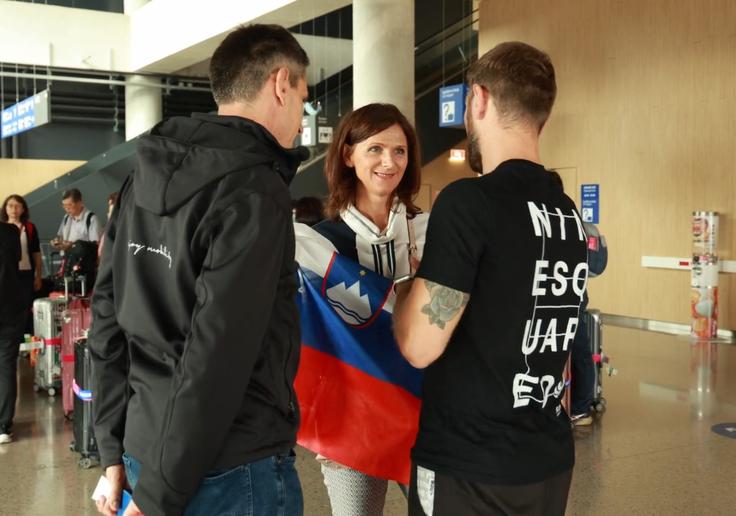 Slovenska odbojkarska reprezentanca. | Foto: STA