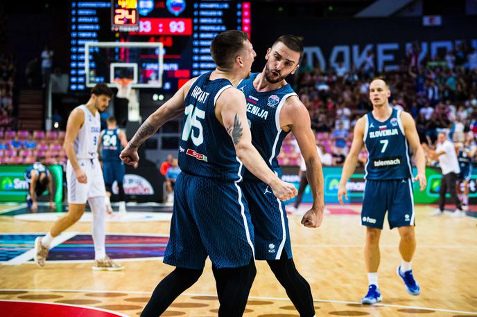 Gregor Hrovat, Rok Radović | Gregorja Hrovata s soigralci danes čaka četrtfinale EuroBasketa. | Foto FIBA