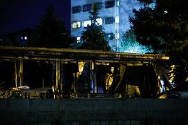 požar Tetovo covid bolnišnica