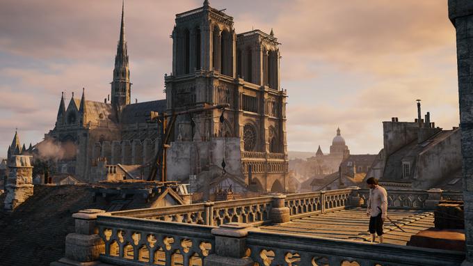 Ubisoft bo za obnovo katedrale Notre-Dame tudi namenil 500 tisoč evrov, so sporočili v včerajšnji izjavi za javnost. |  Foto: Ubisoft | Foto: 