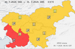 Vročinski val se stopnjuje: tudi pri nas skoraj 40 stopinj Celzija!
