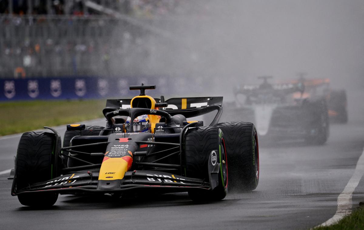 Montreal Max Verstappen Red Bull | Max Verstappen je kljub dirki preobratov zmagal 60. v formuli 1. | Foto Reuters