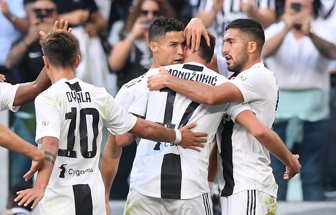 Juventus v tej sezoni na krilih Cristiana Ronalda naskakuje evropski naslov. | Foto: Guliverimage/Getty Images