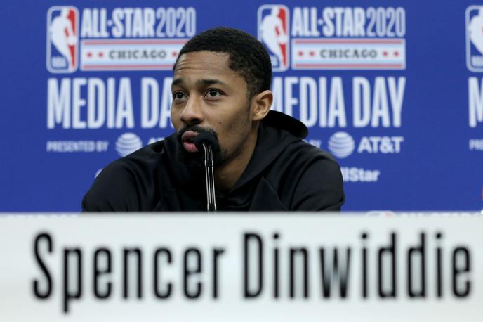 Spencer Dinwiddie | Košarkar Brooklyn Nets Spencer Dinwiddie bo sestavil ekipo po izboru navijačev. | Foto Getty Images