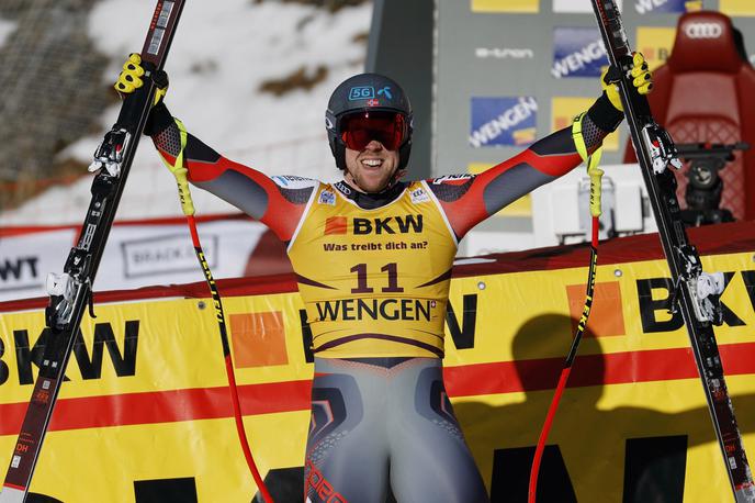 Aleksander Aamodt Kilde | Norvežan Aleksander Aamodt Kilde jo je v petek zagodel vsem tekmecem in preprečil dvojno švicarsko zmago. | Foto Reuters