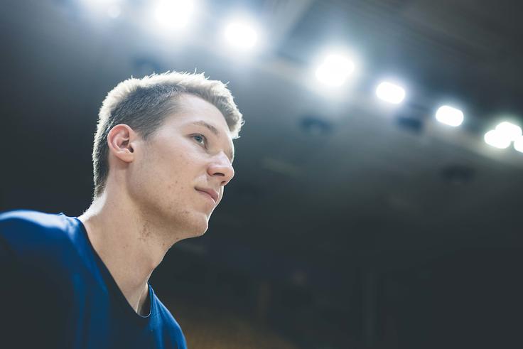 Rok Možič okreva po poškodbi gležnja. | Foto: Grega Valančič/Sportida