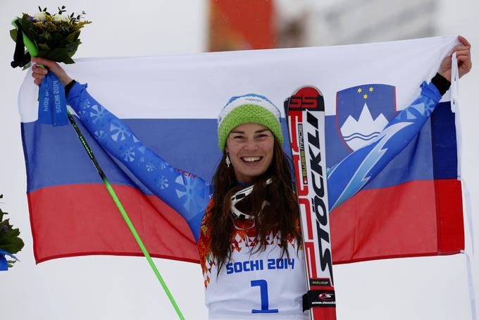 Tina Maze je v Sočiju osvojila dve zlati medalji. | Foto: Reuters