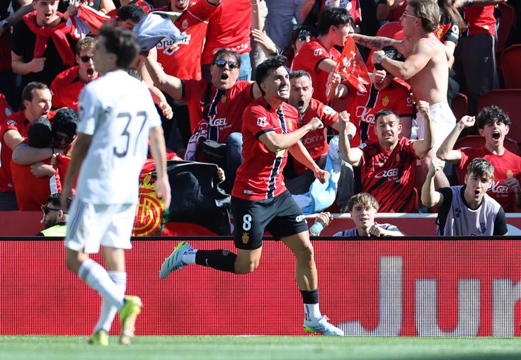 Real Madrid je na Majorki doživel hladen tuš, izgubil je z 1:2. | Foto: Reuters