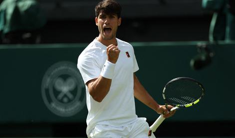 Brez senzacije v Wimbledonu, Carlos Alcaraz tokrat nadvse zanesljiv
