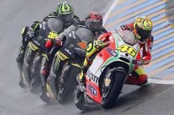 Rossi – kralj dežja v Silverstonu