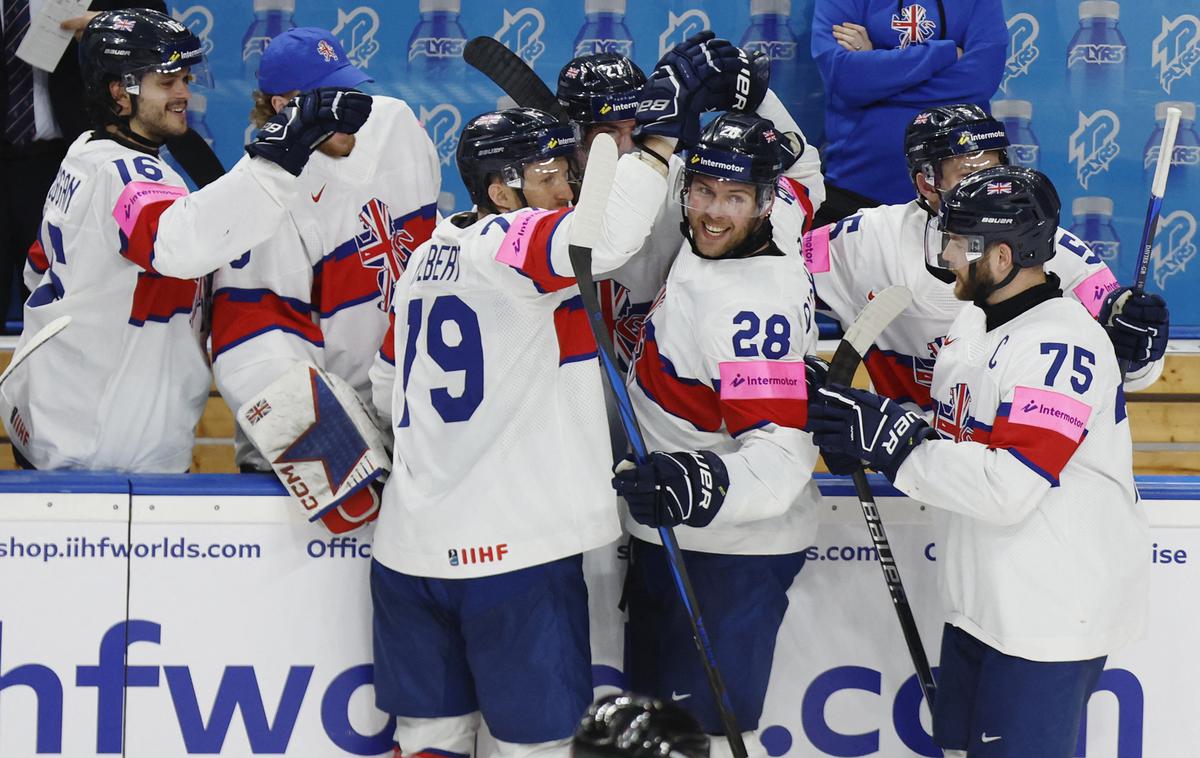 SP v hokeju 2024: Velika Britanija : Avstrija | Velika Britanija se ekspresno vrača v skupino A. | Foto Reuters