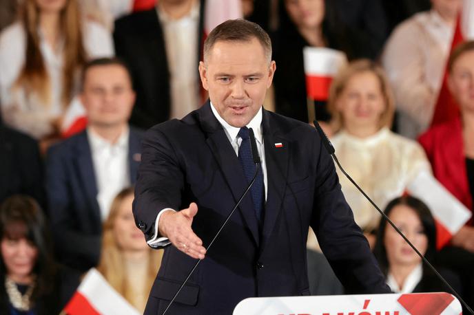 Karol Nawrocki, Poljska, kandidat za predsednika, volitve |  "Poljska je moja velika ljubezen, zato sem pripravljen postati predsednik," je dejal Nawrocki. | Foto Reuters