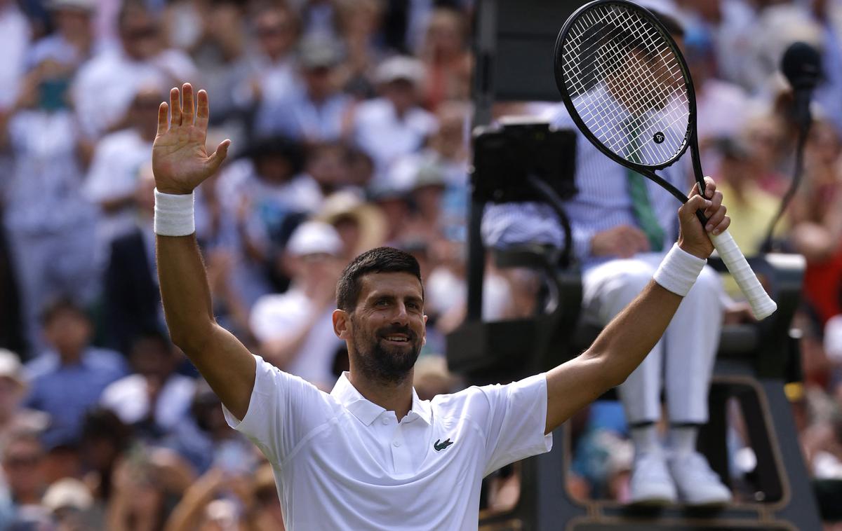 Novak Đoković | Novak Đoković je zanesljivo opravil z britanskim tekmecem. | Foto Reuters