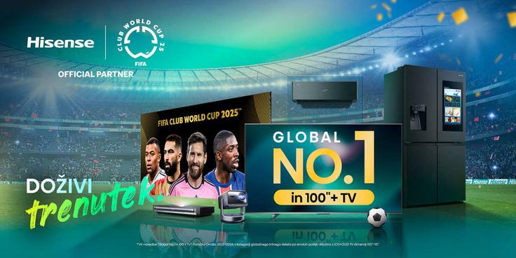 FIFA-WCW_PR_Hisense_General_1200 Kot uradni partner prvenstva Hisense ponosno prinaša navdušenje nad igro v domove po vsem svetu. | Foto: Gorenje GSI