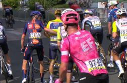 Britanec premagal sprinterske ase, Evenepoel tik pred ciljem na tleh