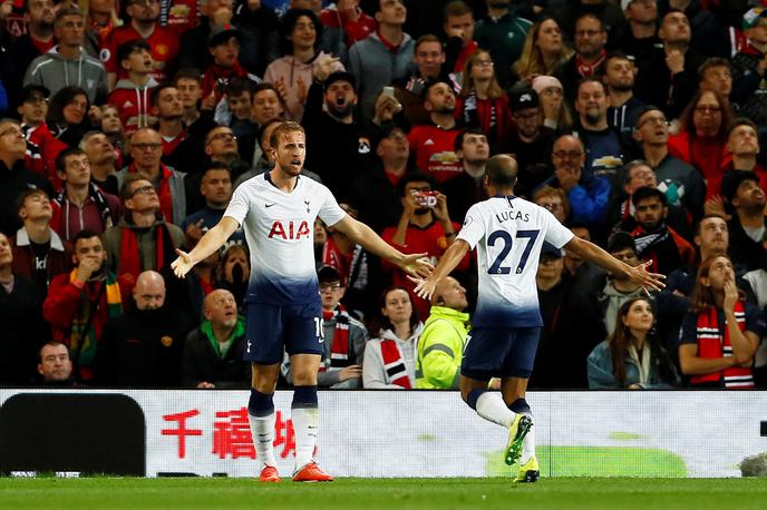 ManU Tottenham | V derbiju kroga se je Tottenham poigral z Manchestrom Unitedom. | Foto Reuters