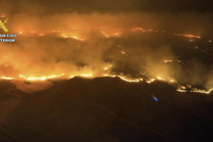 požar Španija | Požar je izbruhnil v gozdnati in gorski regiji, zlasti v nacionalnem parku Sierra Norte, kjer živijo ogrožene vrste orlov, volkov in metuljev. | Foto Profimedia