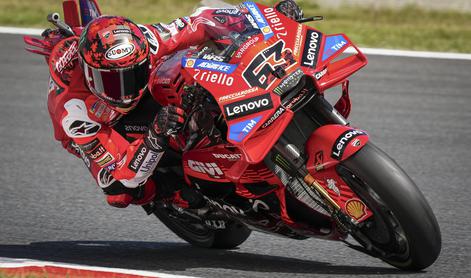 Dve plati ene nagrade: Bagnaia zmagal na sprintu, Jorge Martin pa zlomil ključnico