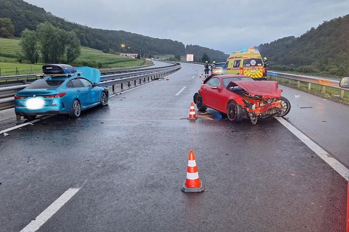 Prometna nesreča | Foto PGD Stična/Facebook