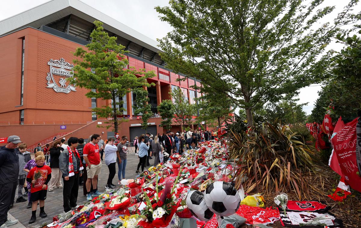 Diogo Jota pogreb | Liverpool se bo poklonil Joti. | Foto Reuters
