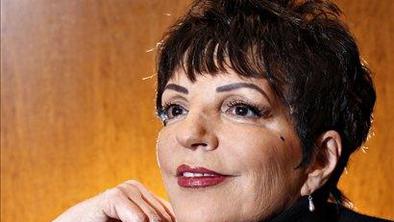 Liza Minnelli pozira v usnju
