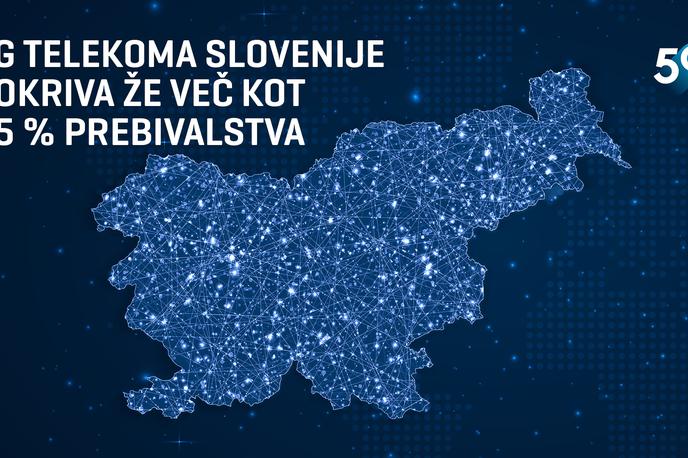 Pokritost 5G omrežja Telekoma Slovenije | Foto Telekom Slovenije