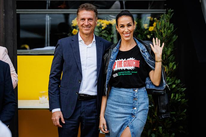 Robert Golob, Tina Gaber | Foto STA