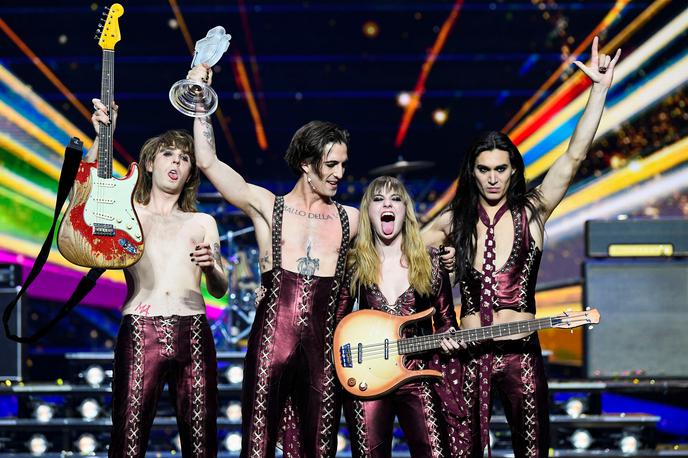 Evrovizija 2021 | Italijanski rockerji Måneskin, zmagovalci lanske Evrovizije | Foto Reuters