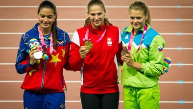 Do olimpijske medalje tudi atletinja Leda Krošelj