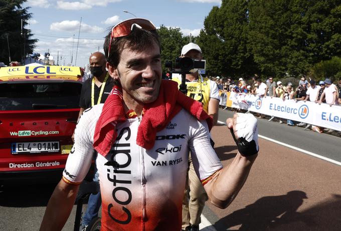 Ion Izaguirre je presrečni junak 12. etape Toura. | Foto: Reuters