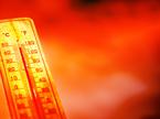 Vročinski val, vročina, termometer, visoka temperatura