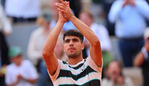 Carlos Alcaraz po štirih setih strl odpor Sheltona