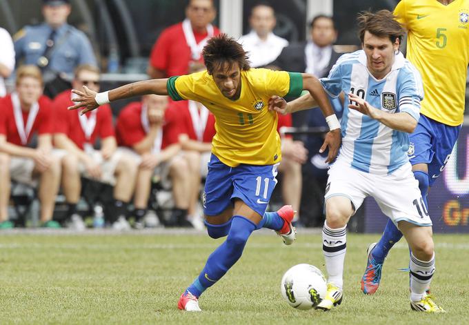 Na tekme proti Braziliji petkratni najboljši nogometaš leta nima najlepših spominov. | Foto: Reuters