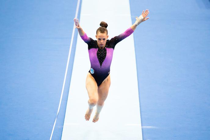 Tjaša Kysselef | Tjaša Kysselef se je s četrto oceno uvrstila v finale. | Foto Luka Vovk/Sportida